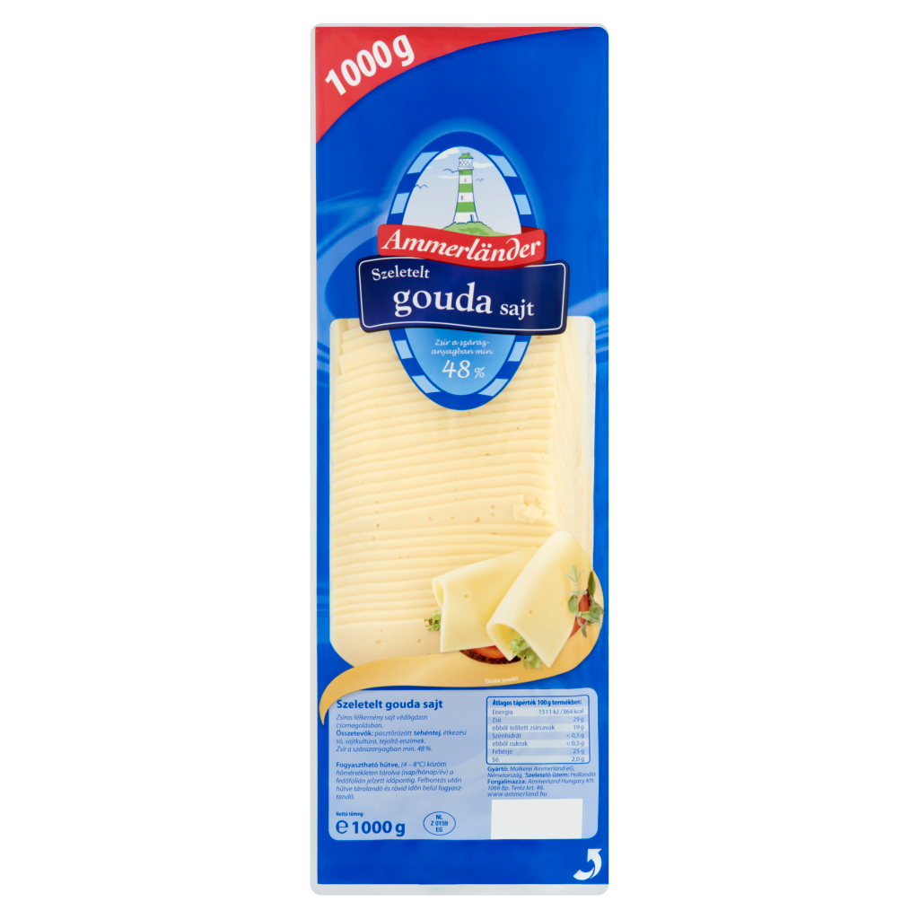 Ammerländer Szeletelt Gouda Sajt 1 kg