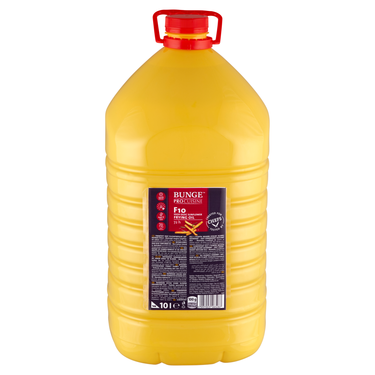 Bunge ProCuisine F10 finomított nagy olajsavtartalmú napraforgó étolaj 10 l