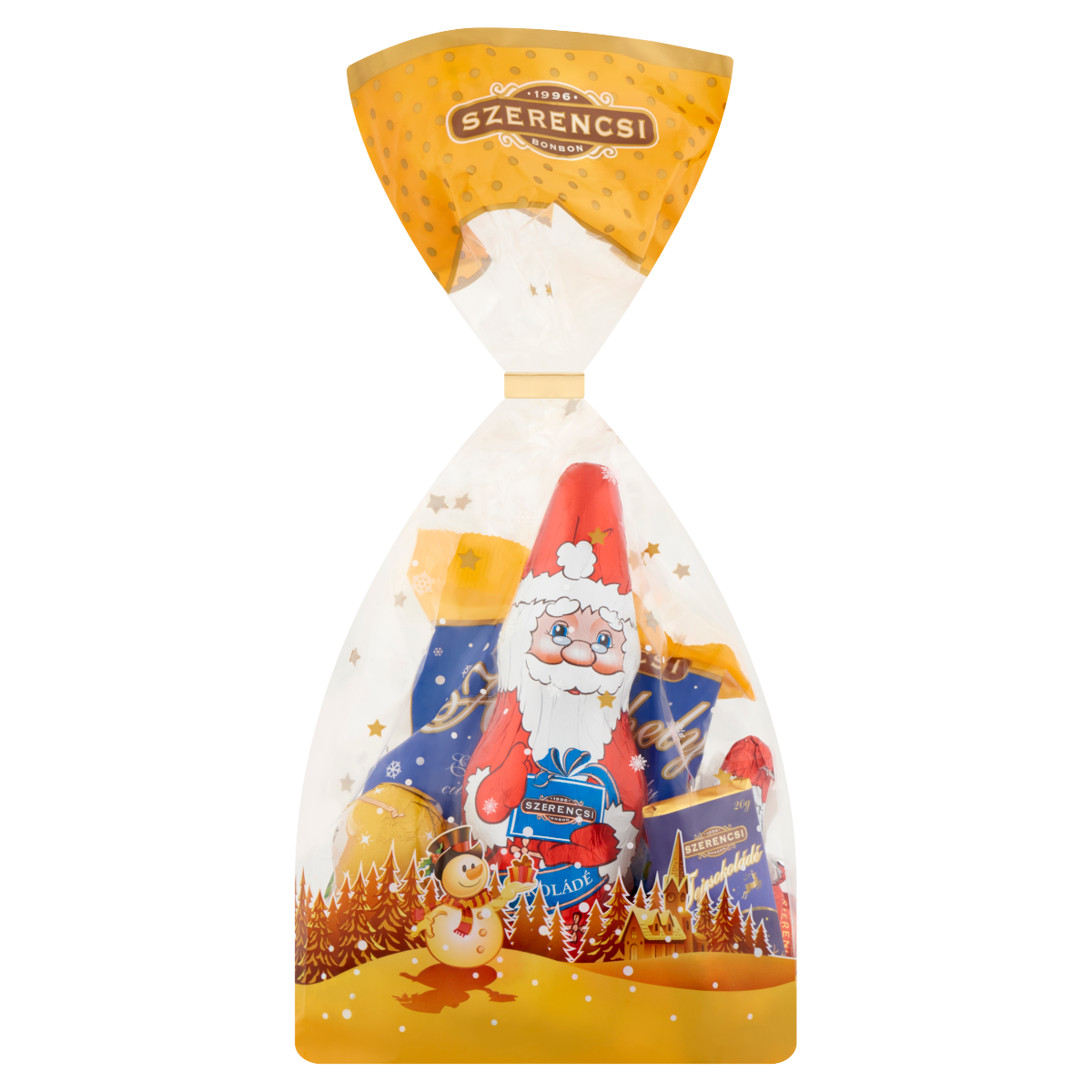Szerencsi Mikulás csomag tejcsokoládé figurákkal 190 g