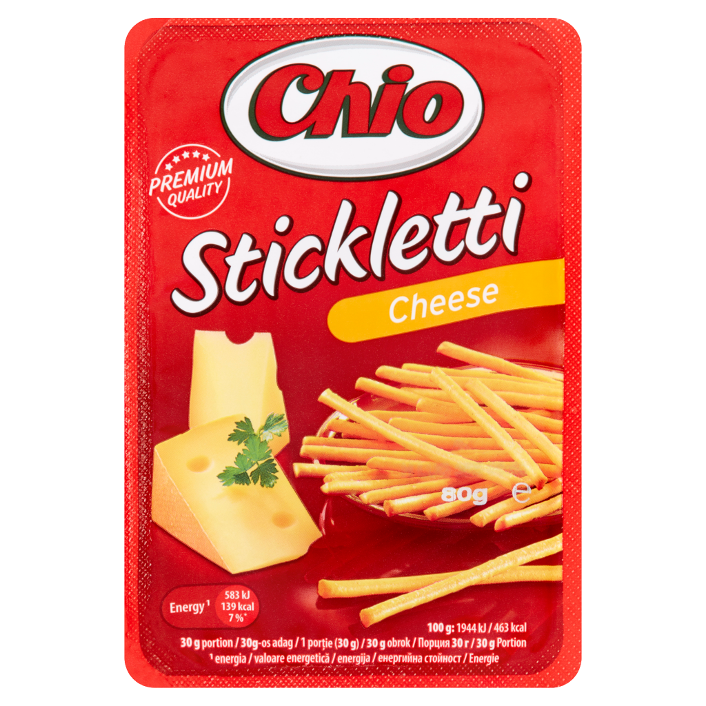 CHIO Stickletti sajtos pálcika 80 g