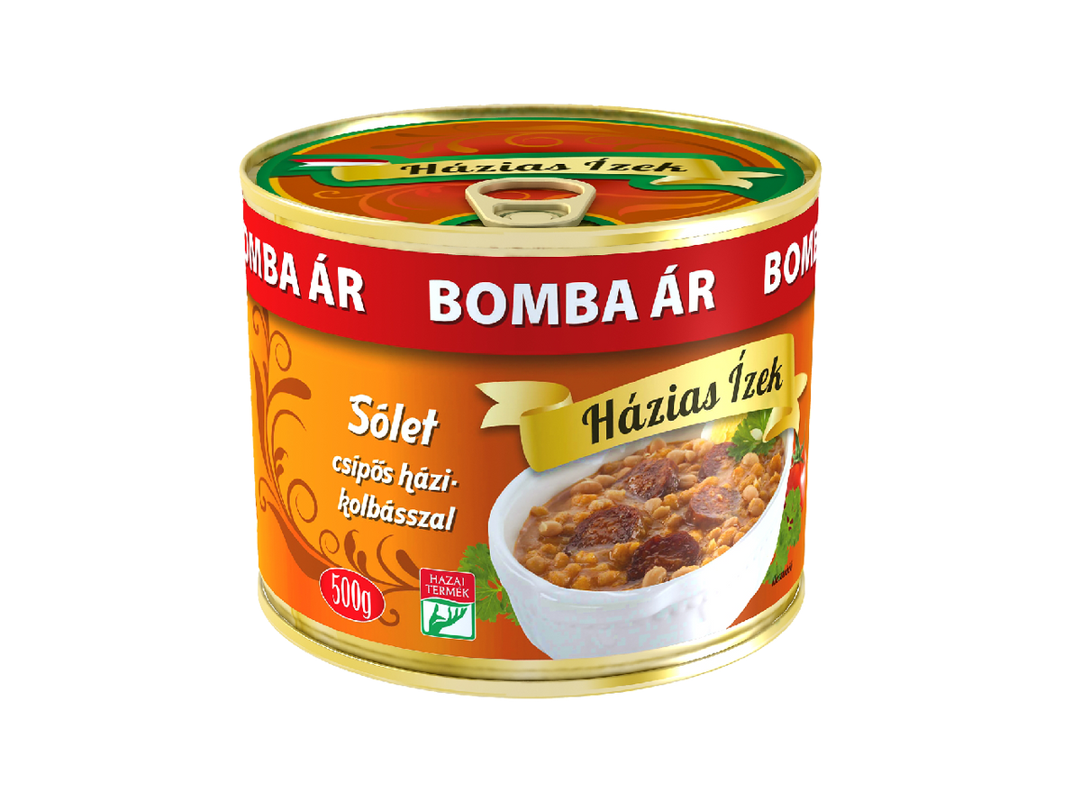 Házias Ízek sólet csípős házikolbásszal 500 g