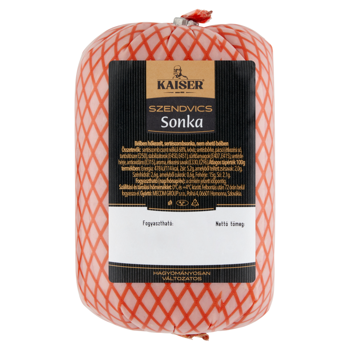 KAISER Szendvics Sonka 800 g