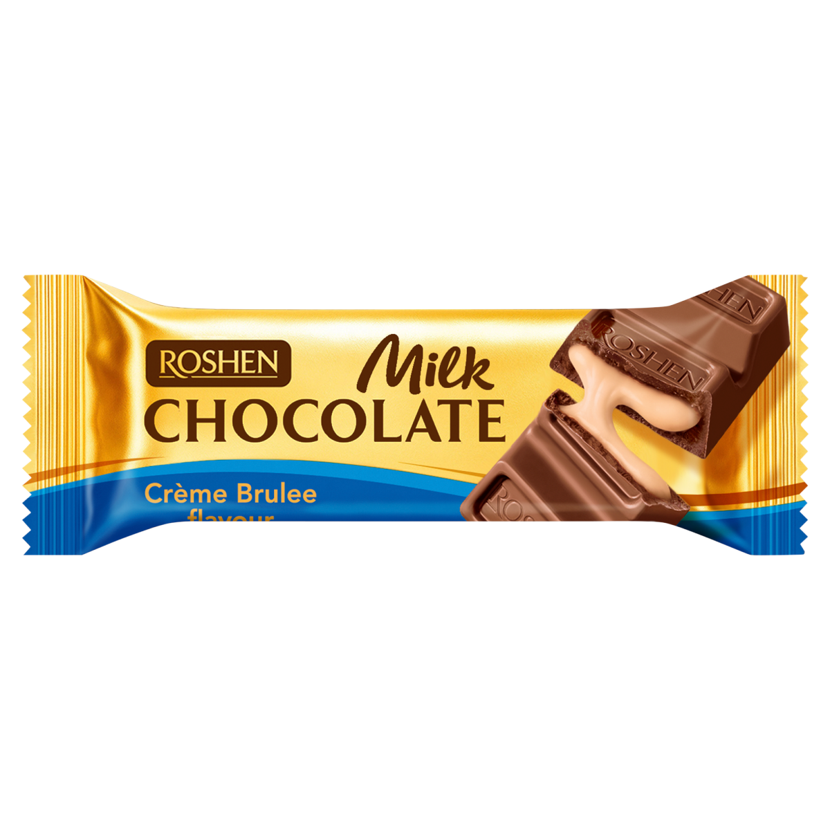 ROSHEN tejcsokoládé szelet crème brûlée töltelékkel 33 g