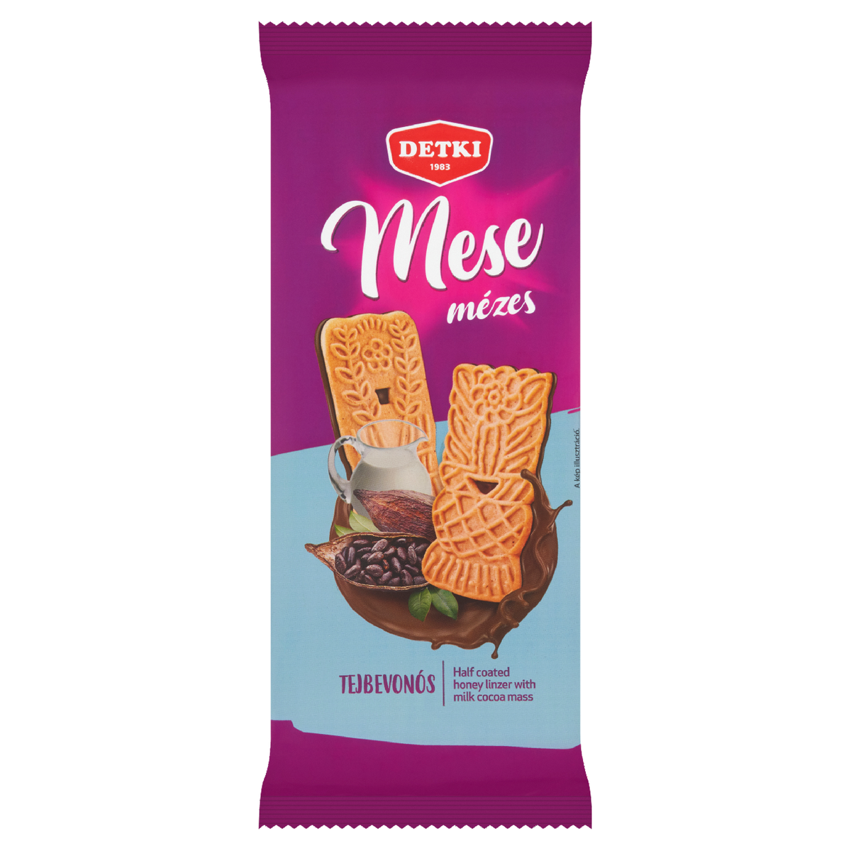 Detki Mese mézes linzer kakaós tejbevonómasszával félig mártva 180 g
