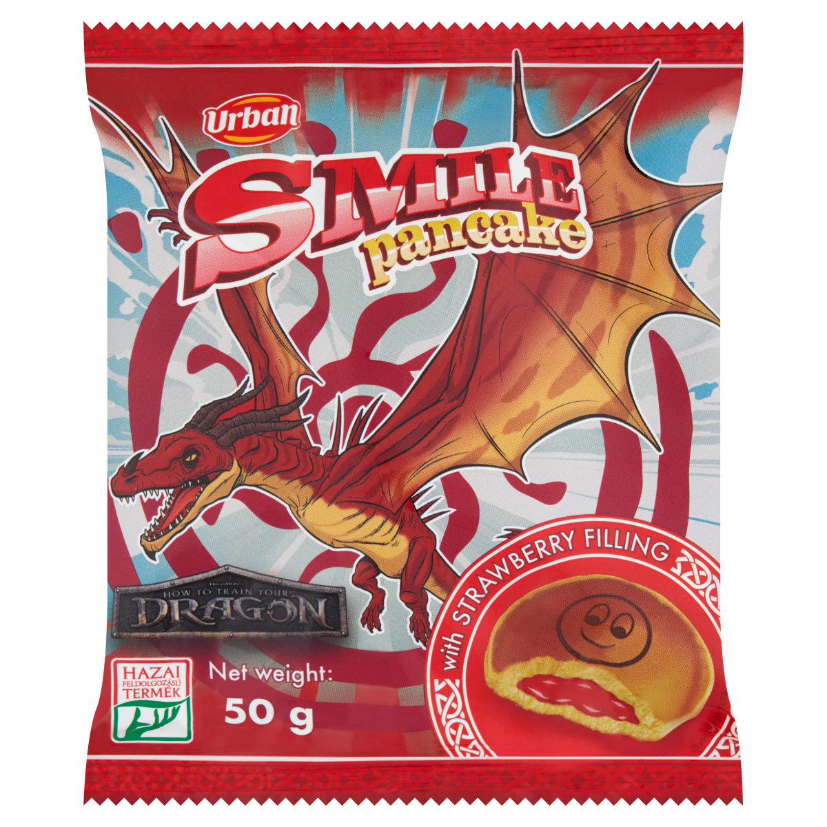 Urban Smile palacsinta epres töltelékkel 50 g