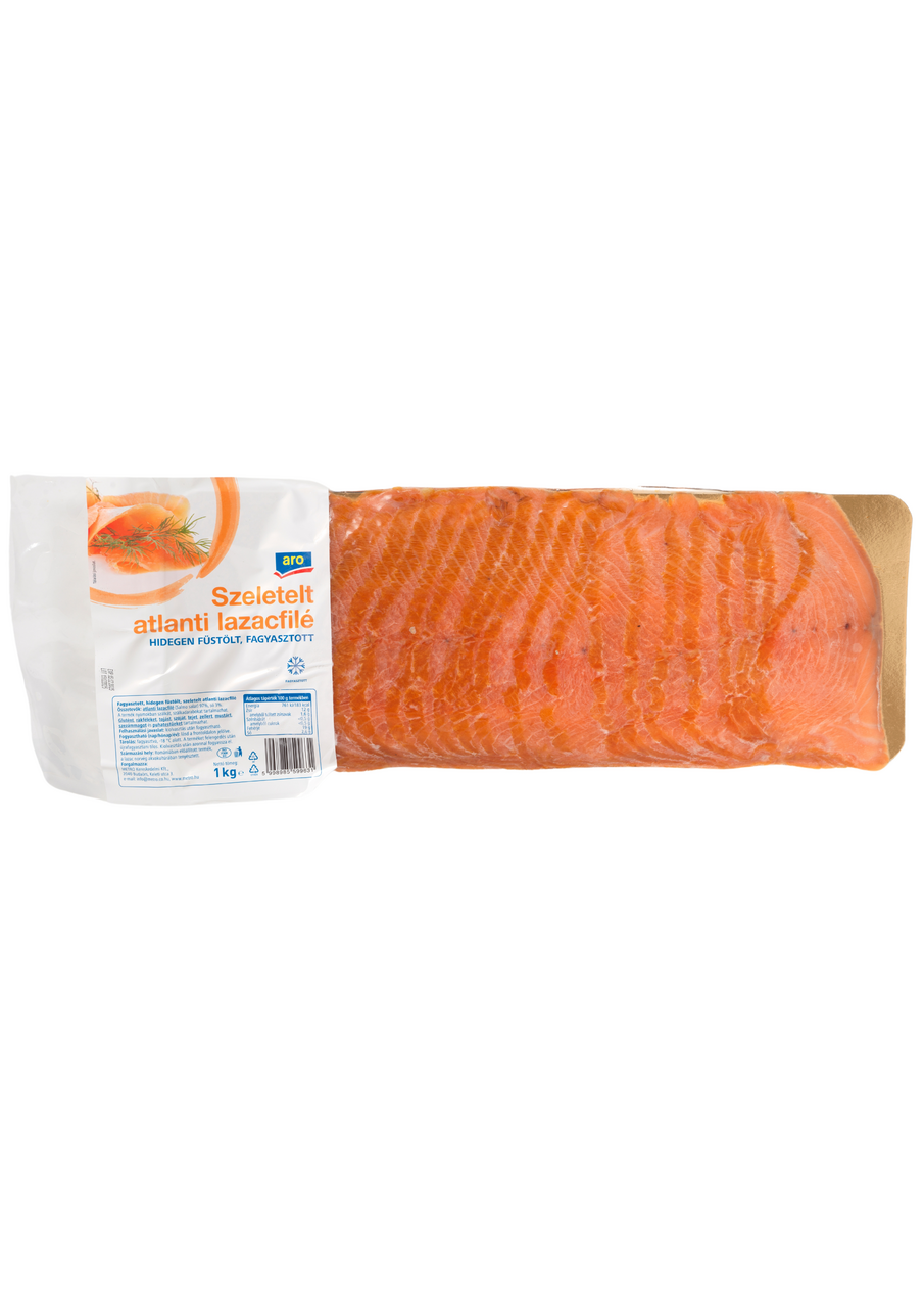 aro Fagyasztott Füstölt Lazac 1 kg