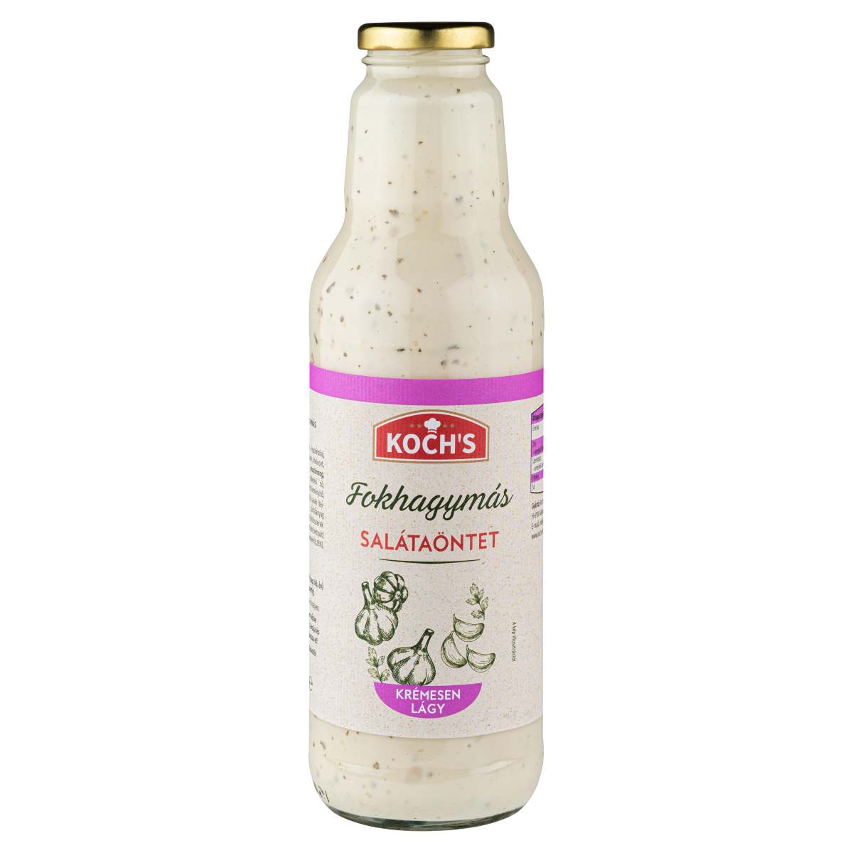Koch's KOCHs Kerti Party fokhagymás salátaöntet 750 ml