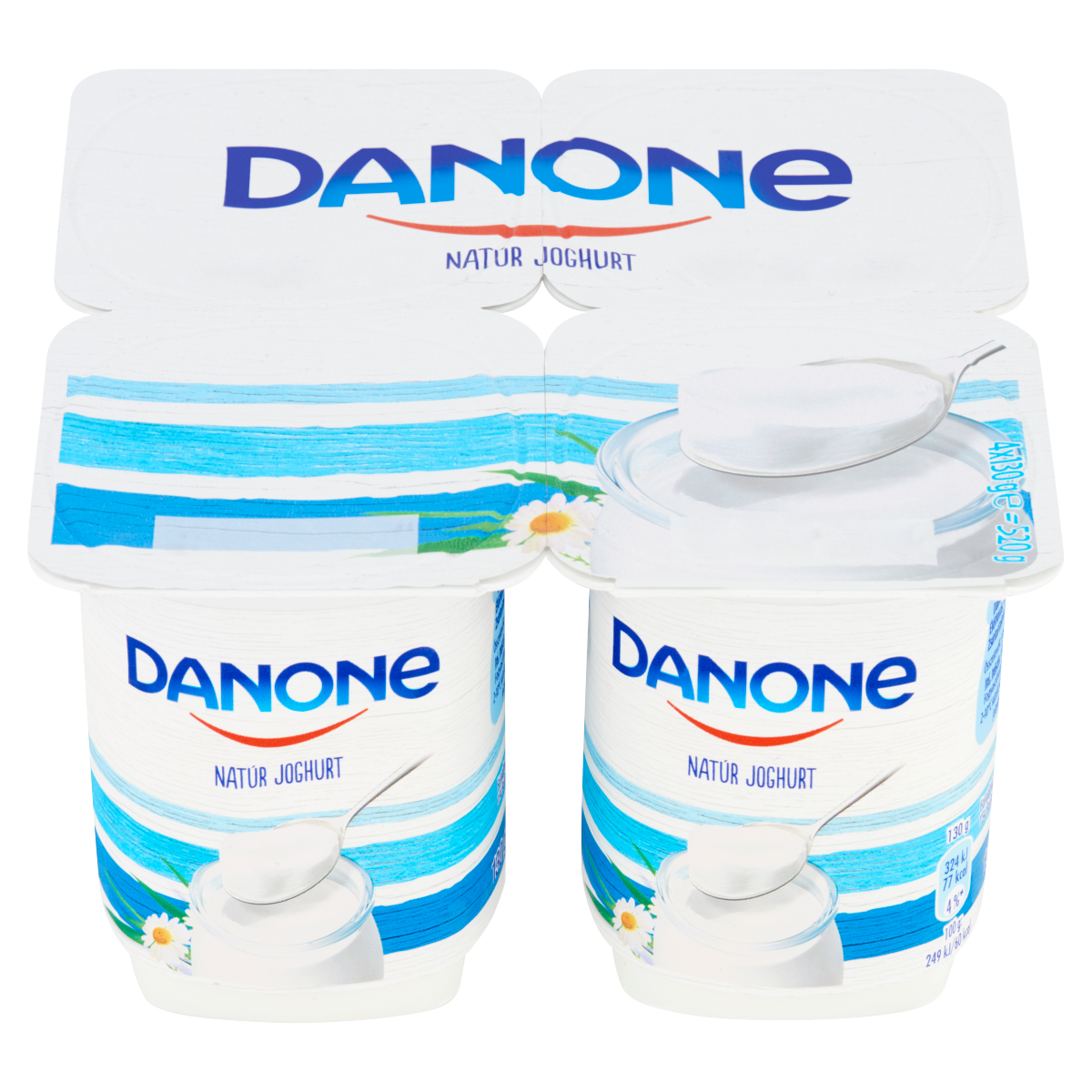 DANONE natúr joghurt (4 x 130 g) 520 g