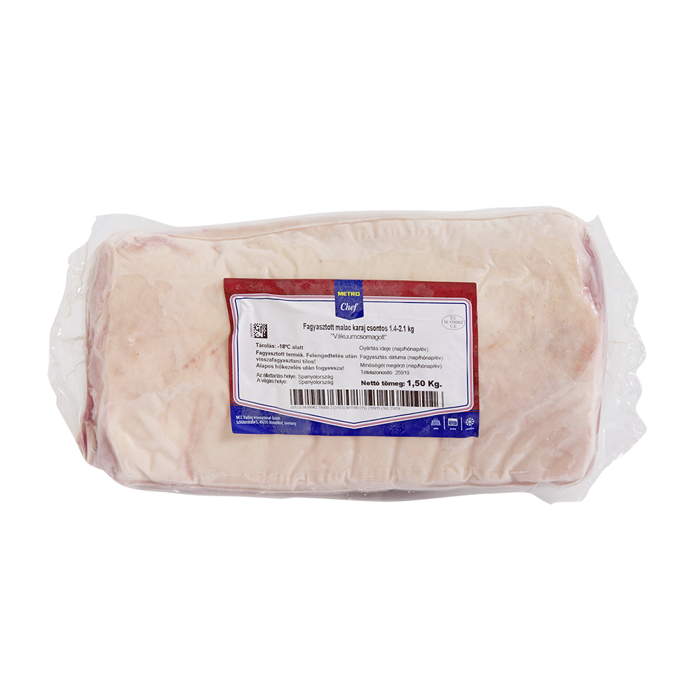 METRO Chef Fagyasztott Malac Karaj Csontos 1,4 - 2,1 kg