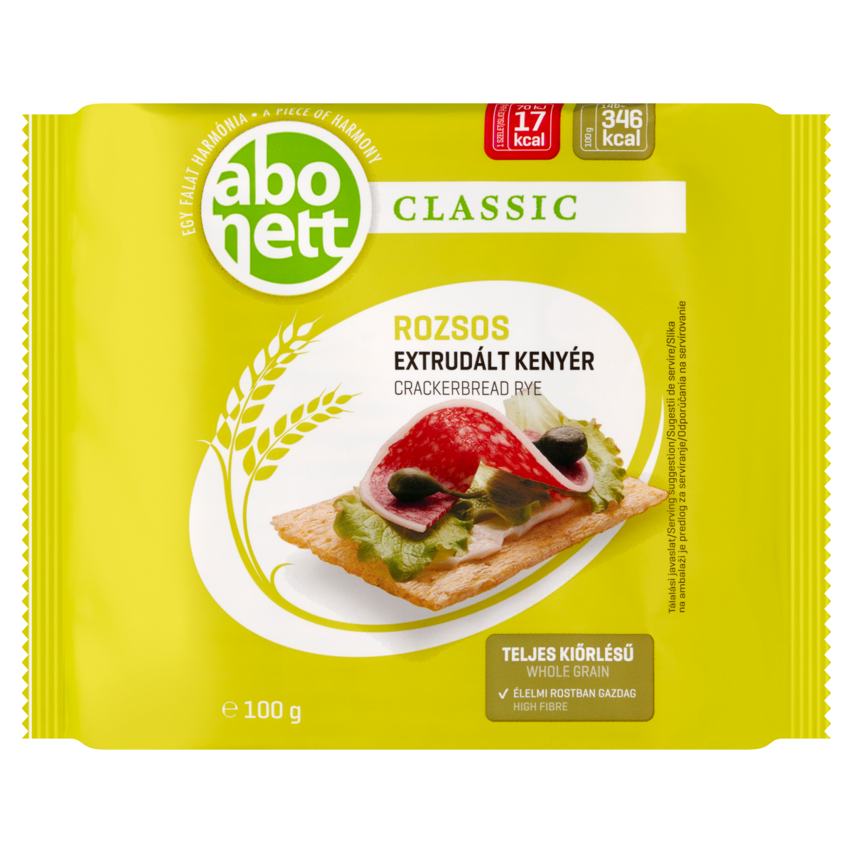 Abonett Classic Rozsos Extrudált Kenyér 100 g