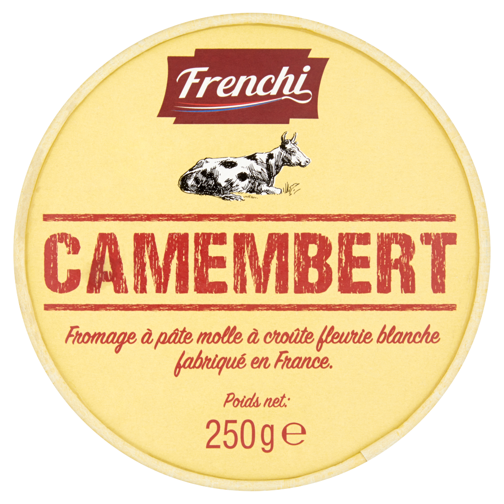 FRENCHI Nemespenésszel Érő Zsíros Lágy Camembert Sajt 250 g