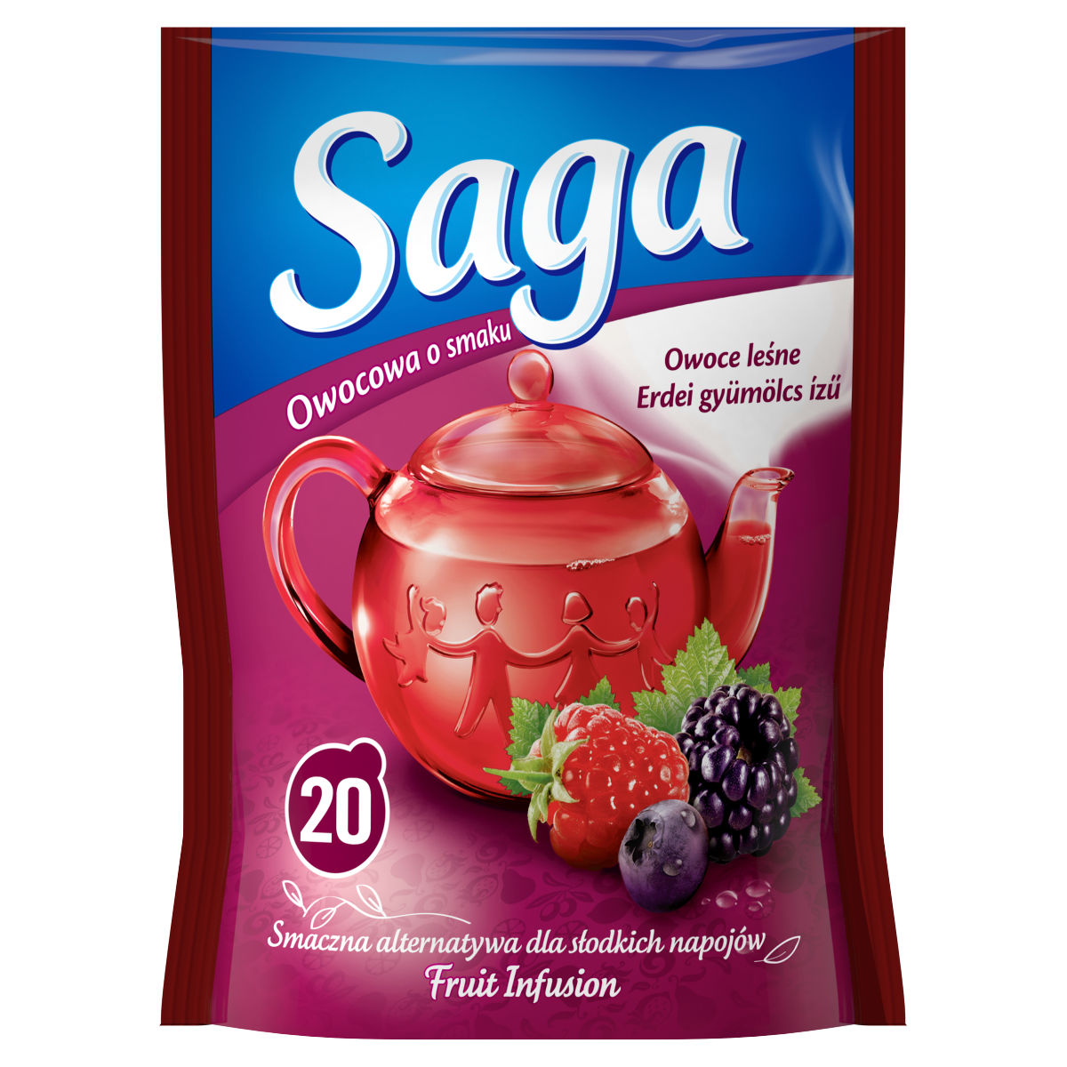 Saga Erdei Gyümölcs Ízű Gyümölcstea 20 filter 34 g