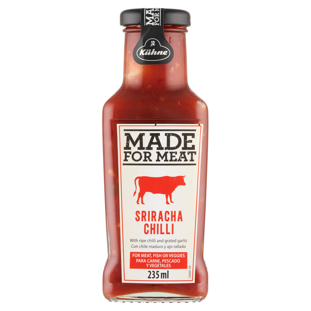 Kühne Made For Meat Sriracha Csípős Chili Szósz 235 ml