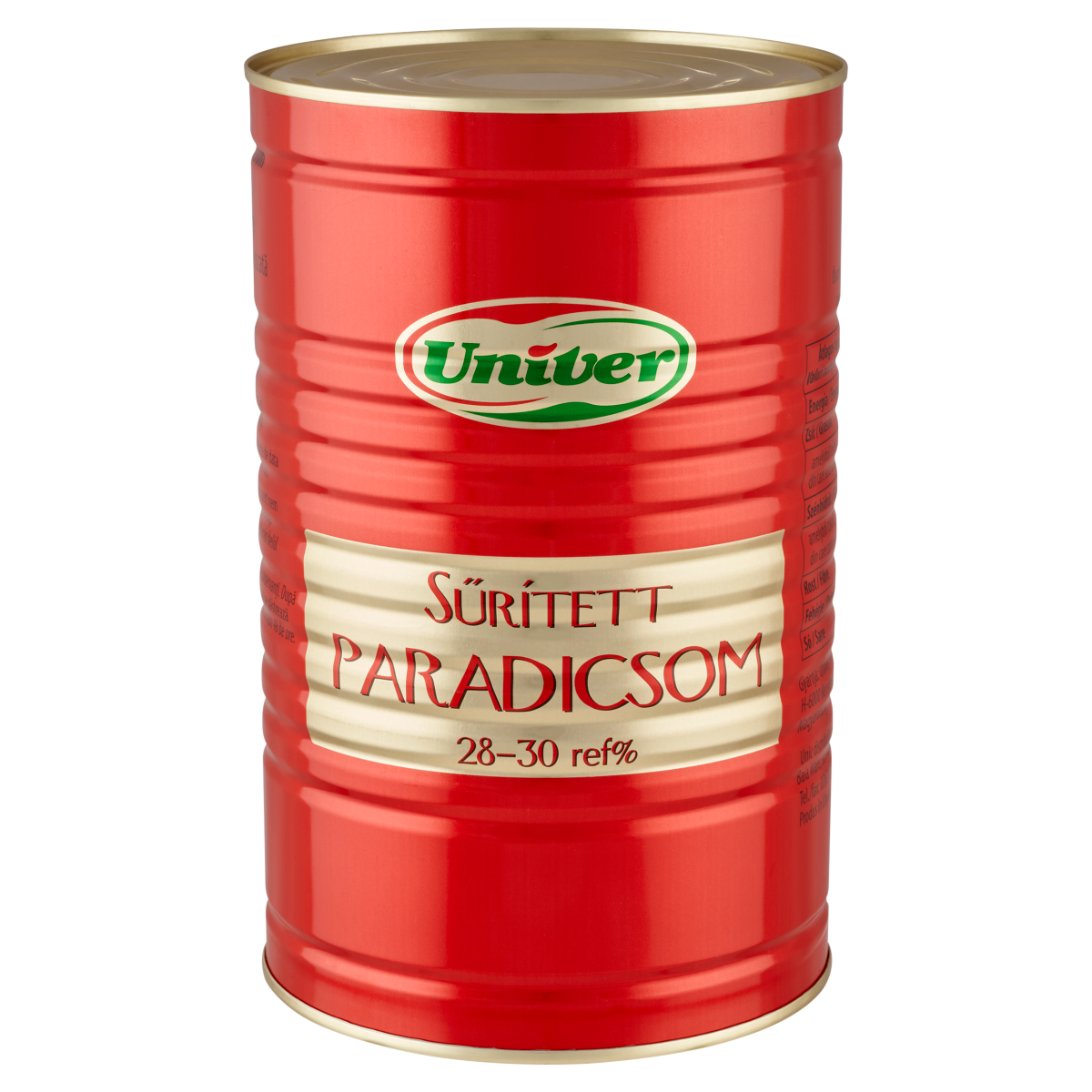 Univer Sűrített Paradicsom 28-30% 4,35 kg