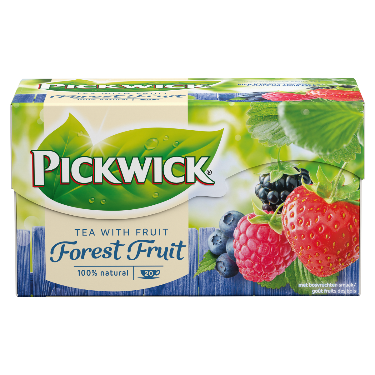 PICKWICK Erdeigyümölcsízű Fekete Tea 20 filter 30 g