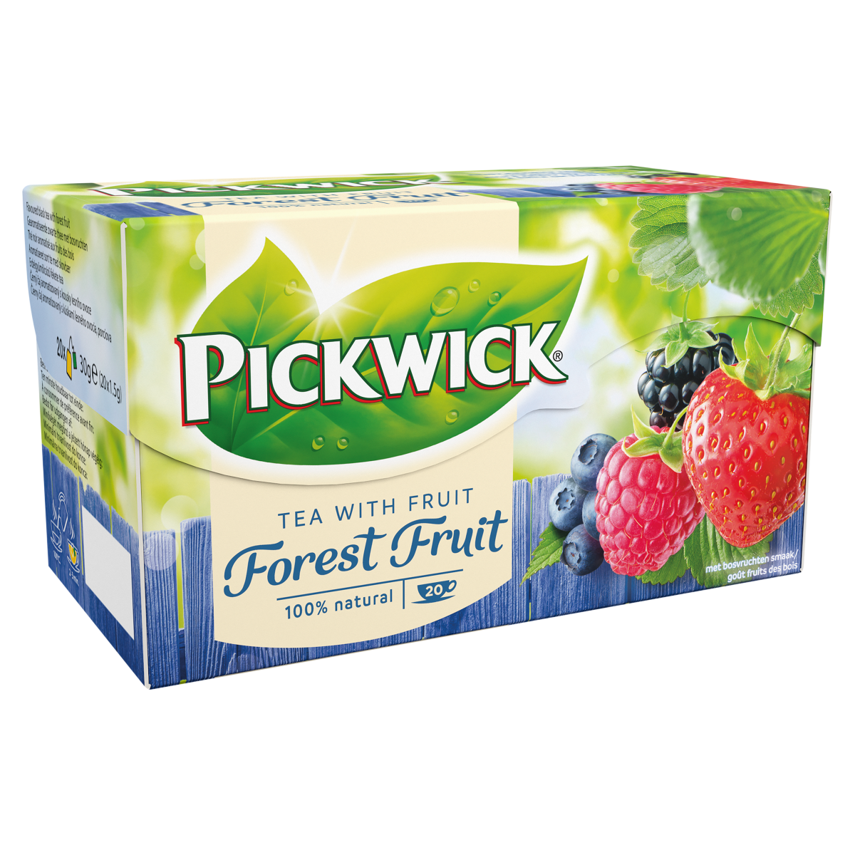 PICKWICK Erdeigyümölcsízű Fekete Tea 20 filter 30 g