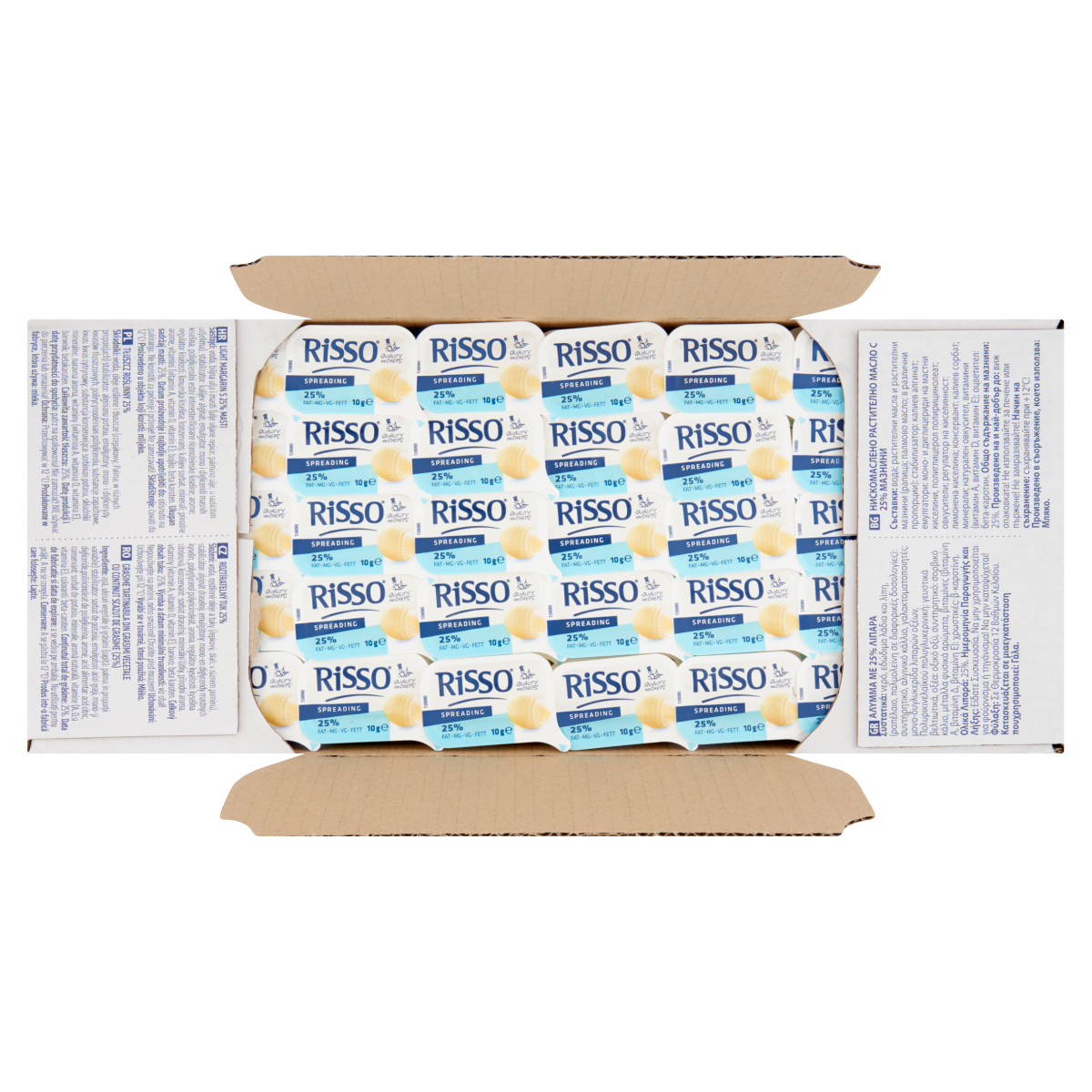 Vitelma Risso Light Mini Margarin 25% 200 x 10 g