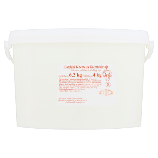 Kisteleki Tehéntejes Krémfehérsajt 4 kg