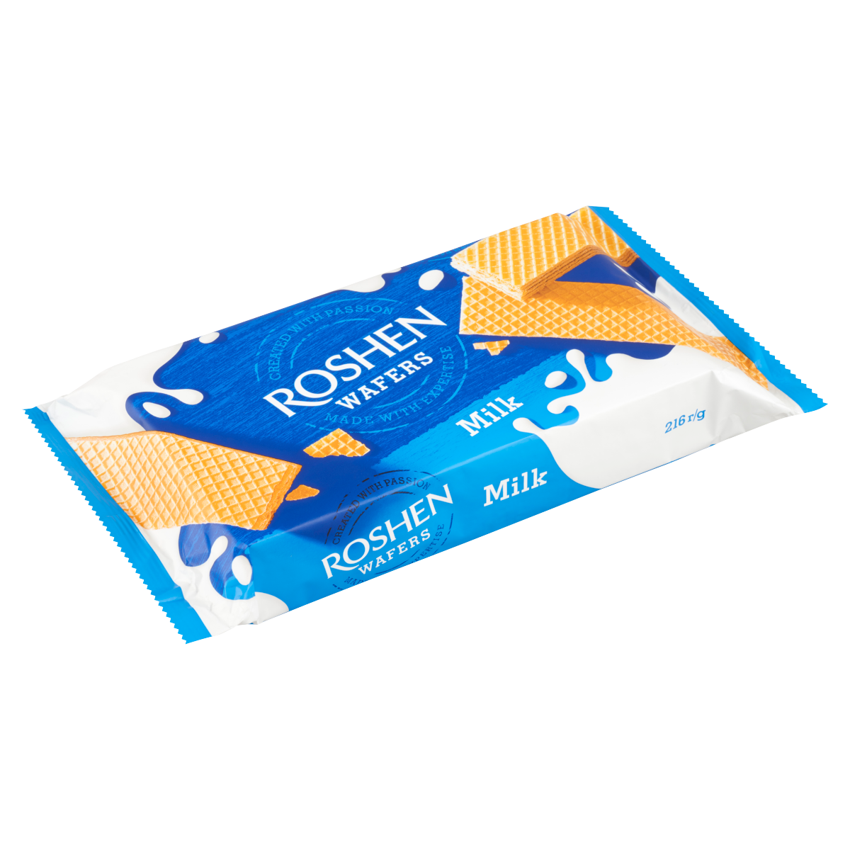 ROSHEN Wafers tejkrémmel töltött ostya 216 g