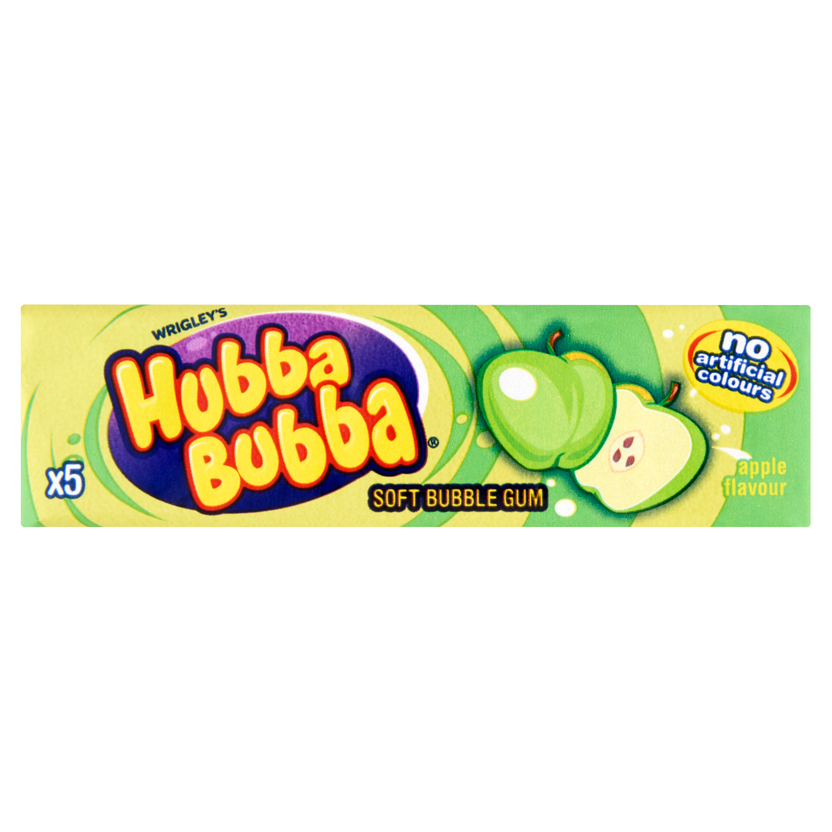 Hubba Bubba almaízű rágógumi 5 db 35 g