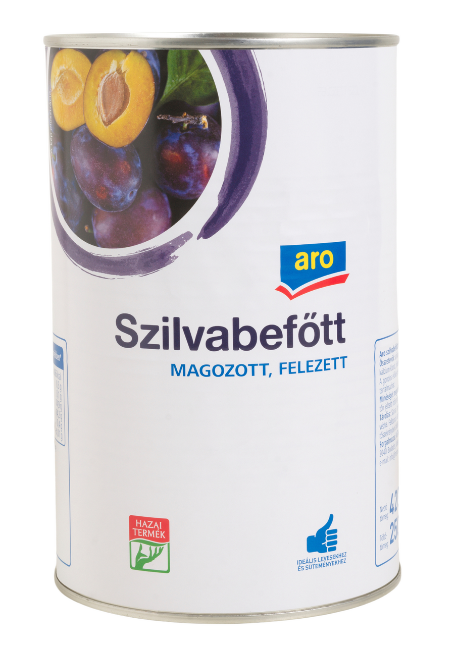 aro Felezett Magozott Szilva Konzerv 4,2 kg