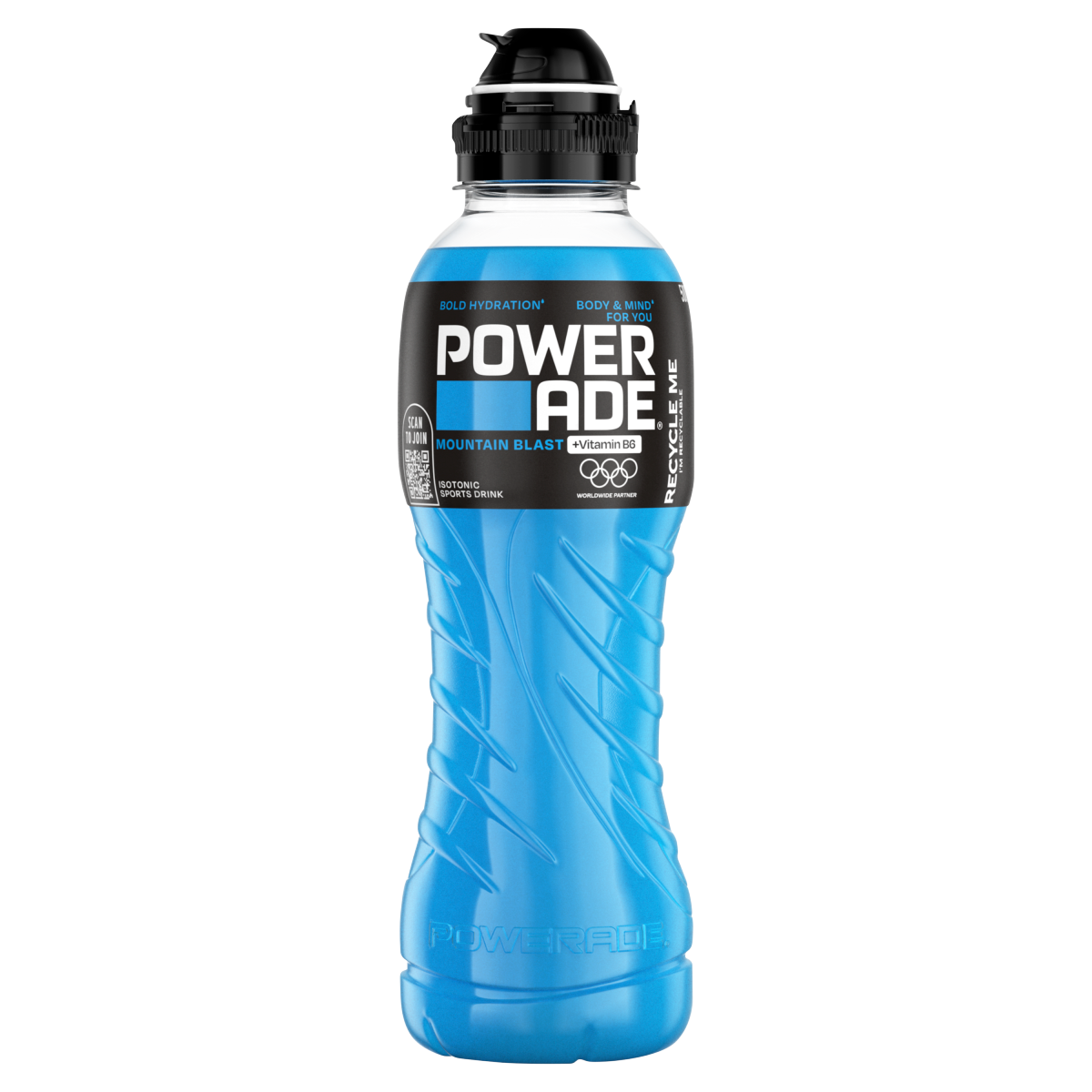 POWERADE Mountain Blast szénsavmentes, vegyesgyümölcs-ízű izotóniás sportital 500 ml