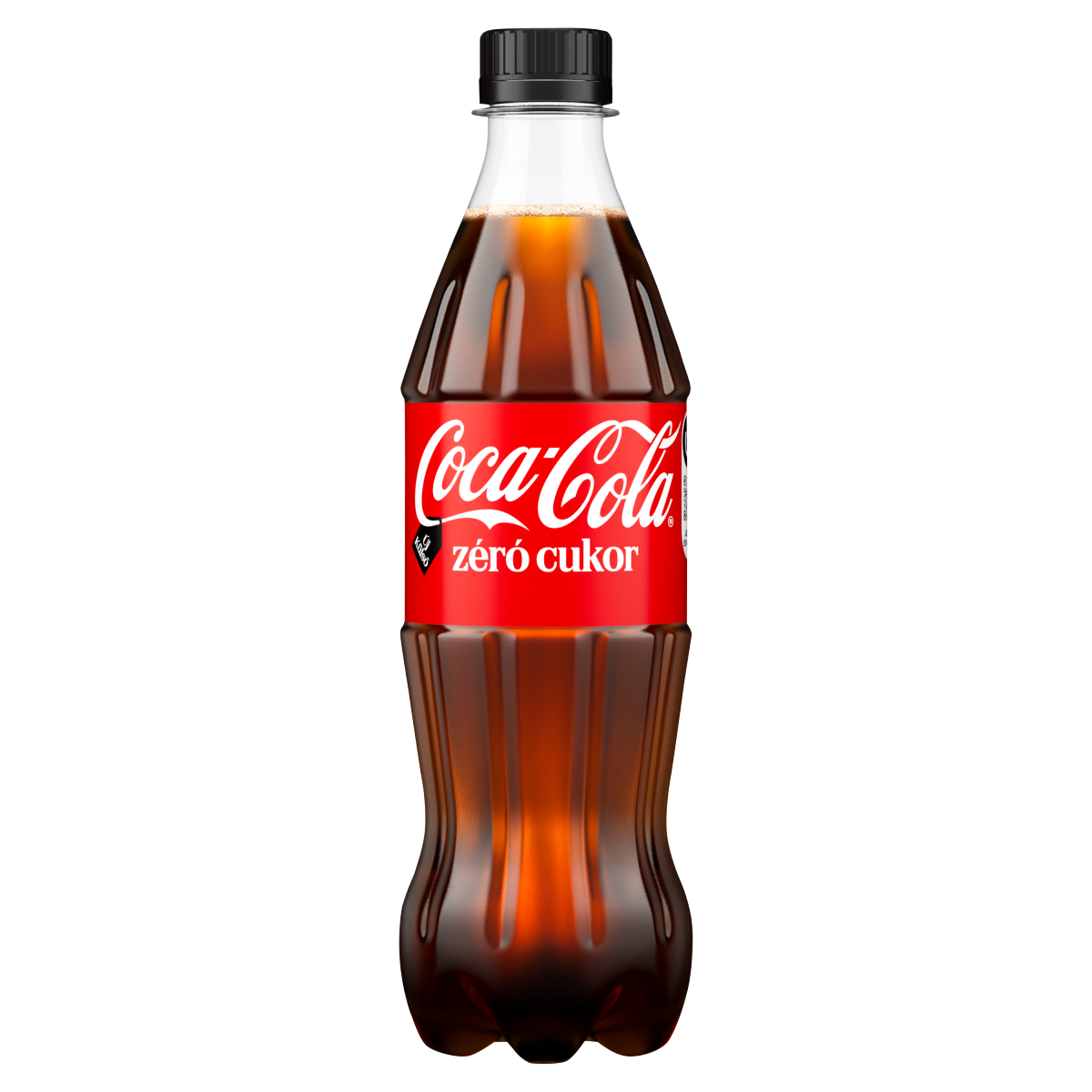Coca Cola Coca-Cola zéró cukor colaízű energiamentes szénsavas üdítőital édesítőszerekkel 500 ml