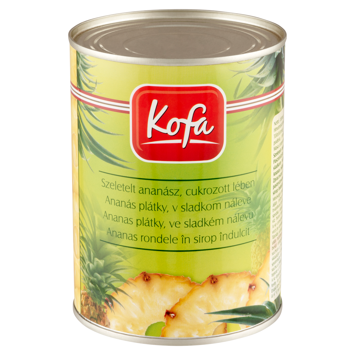 Kofa szeletelt ananász cukrozott lében 565 g