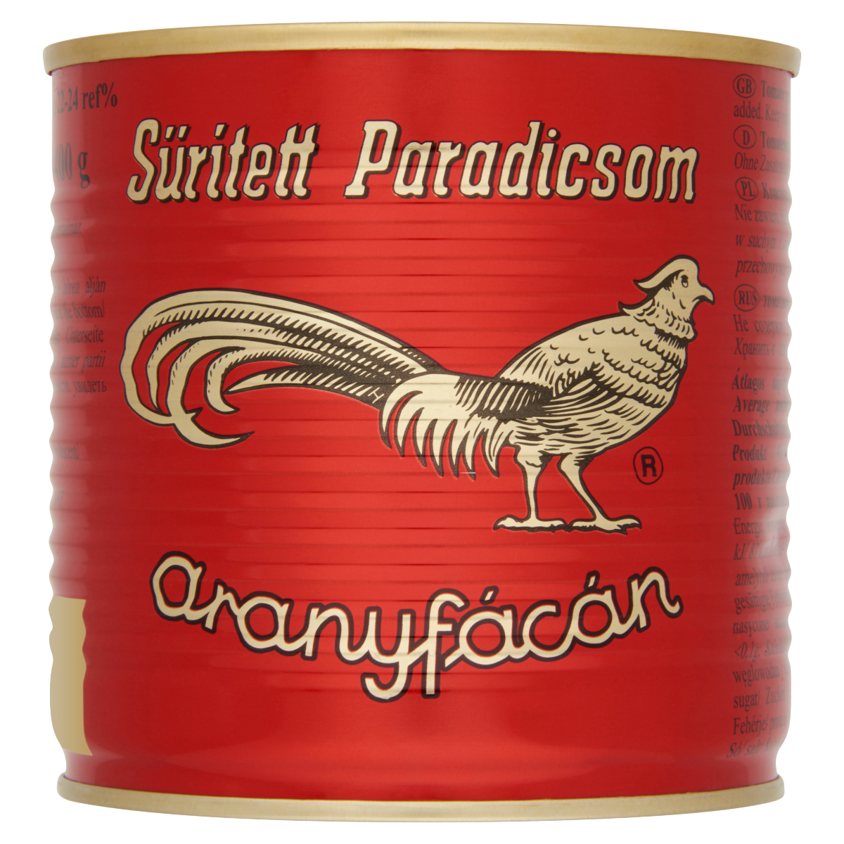Aranyfácán Sűrített Paradicsom 28-30 % 2,2 kg