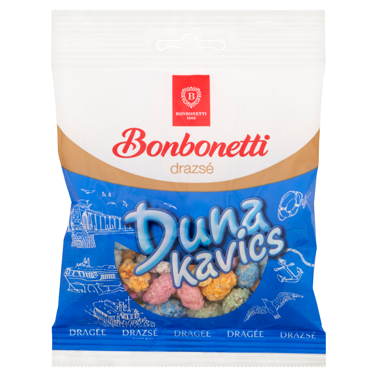 Bonbonetti Dunakavics pörkölt földimogyorós cukordrazsé 70 g