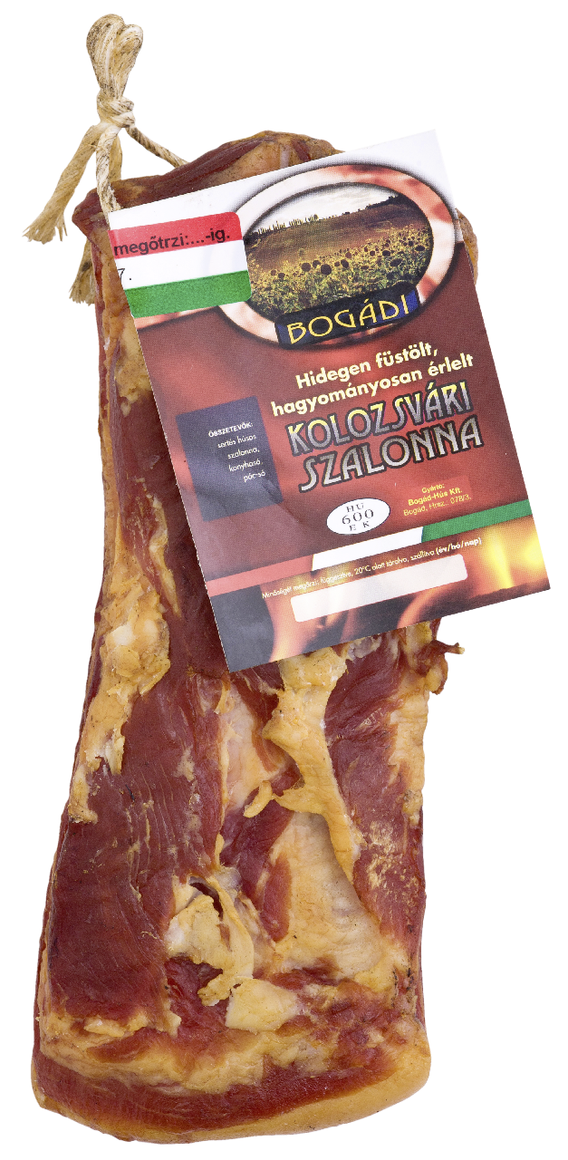 BOGÁDI Hagyományos Füstölt Kolozsvári Szalonna 1 kg