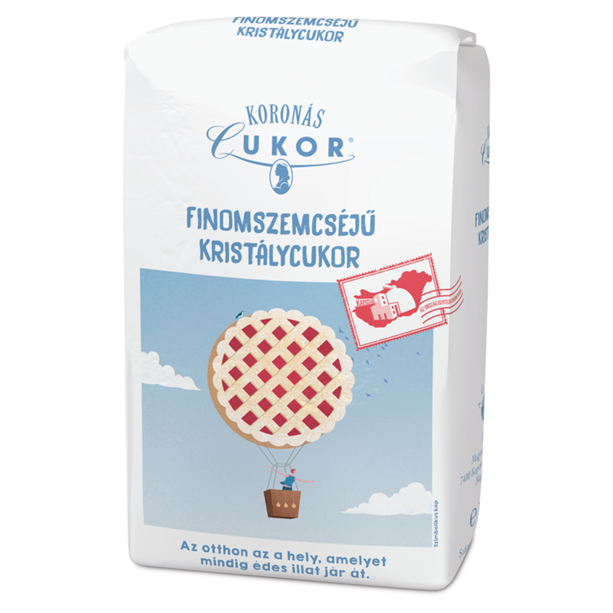 Koronás Cukor finomszemcséjű kristálycukor 1000 g