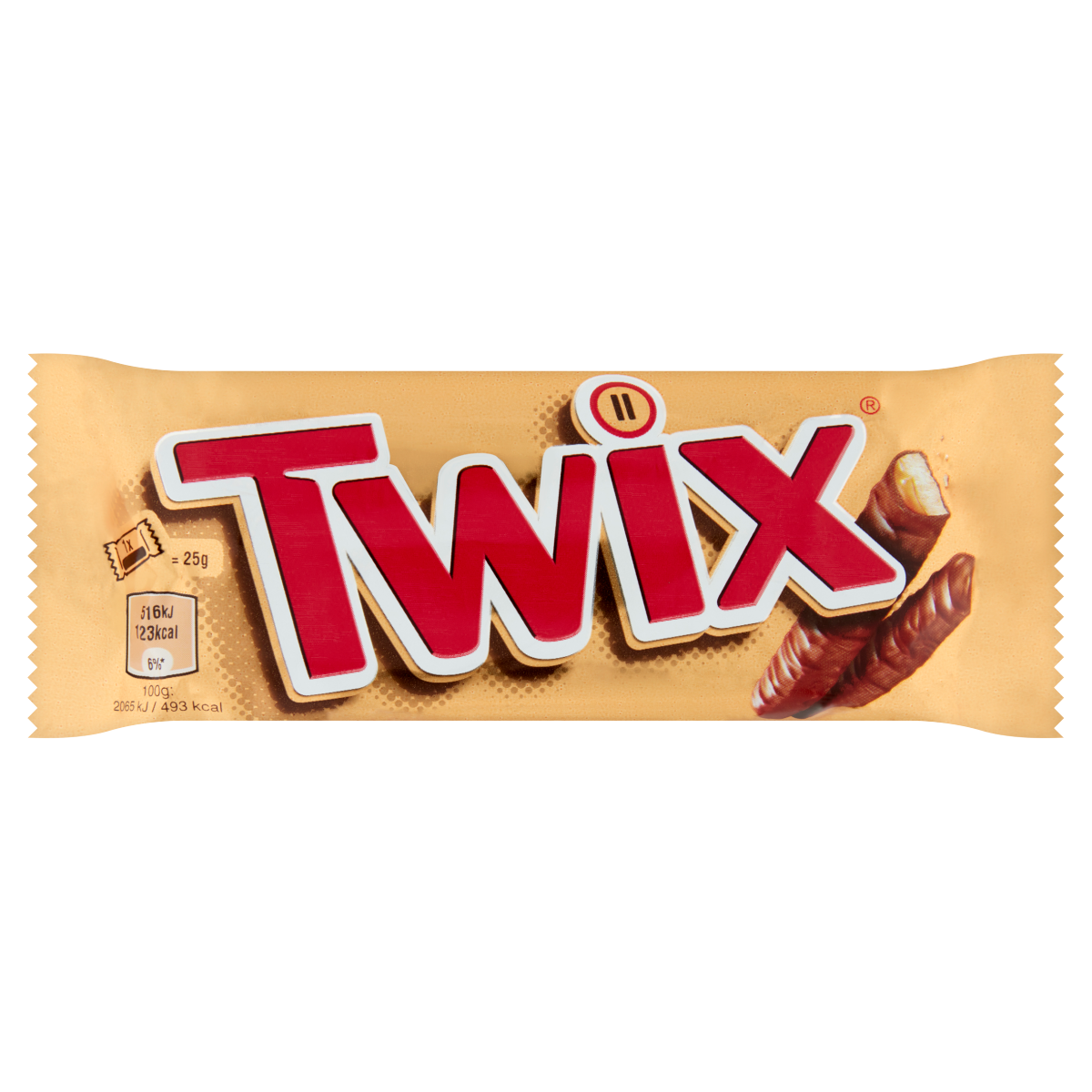 Twix kekszes szeletek karamellával tejcsokoládéba mártva 2 x 25 g (50 g)