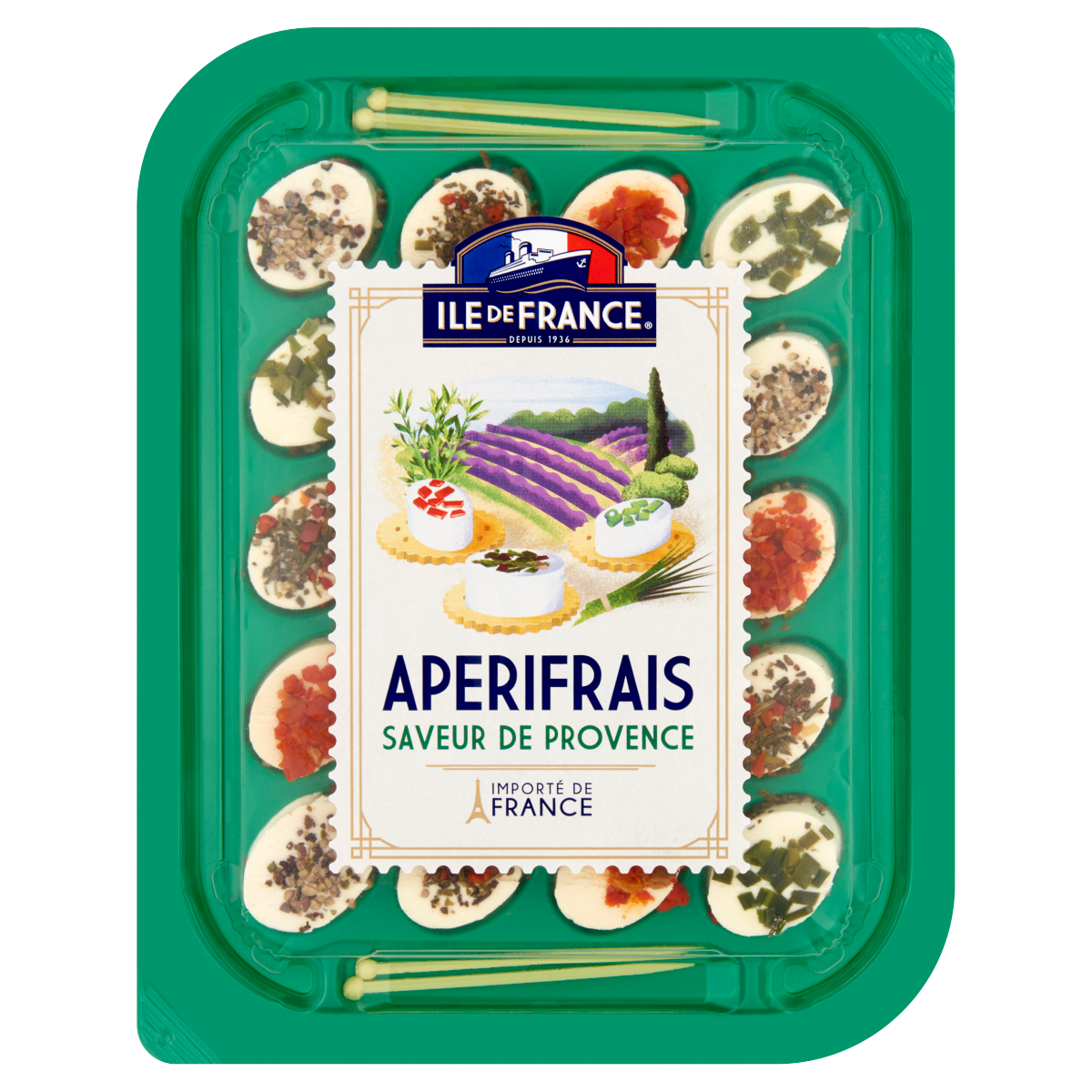 LE TARTARE Ile de France Apérifrais Provence sajtspecialitás fűszerekkel, fűszernövényekkel 100 g
