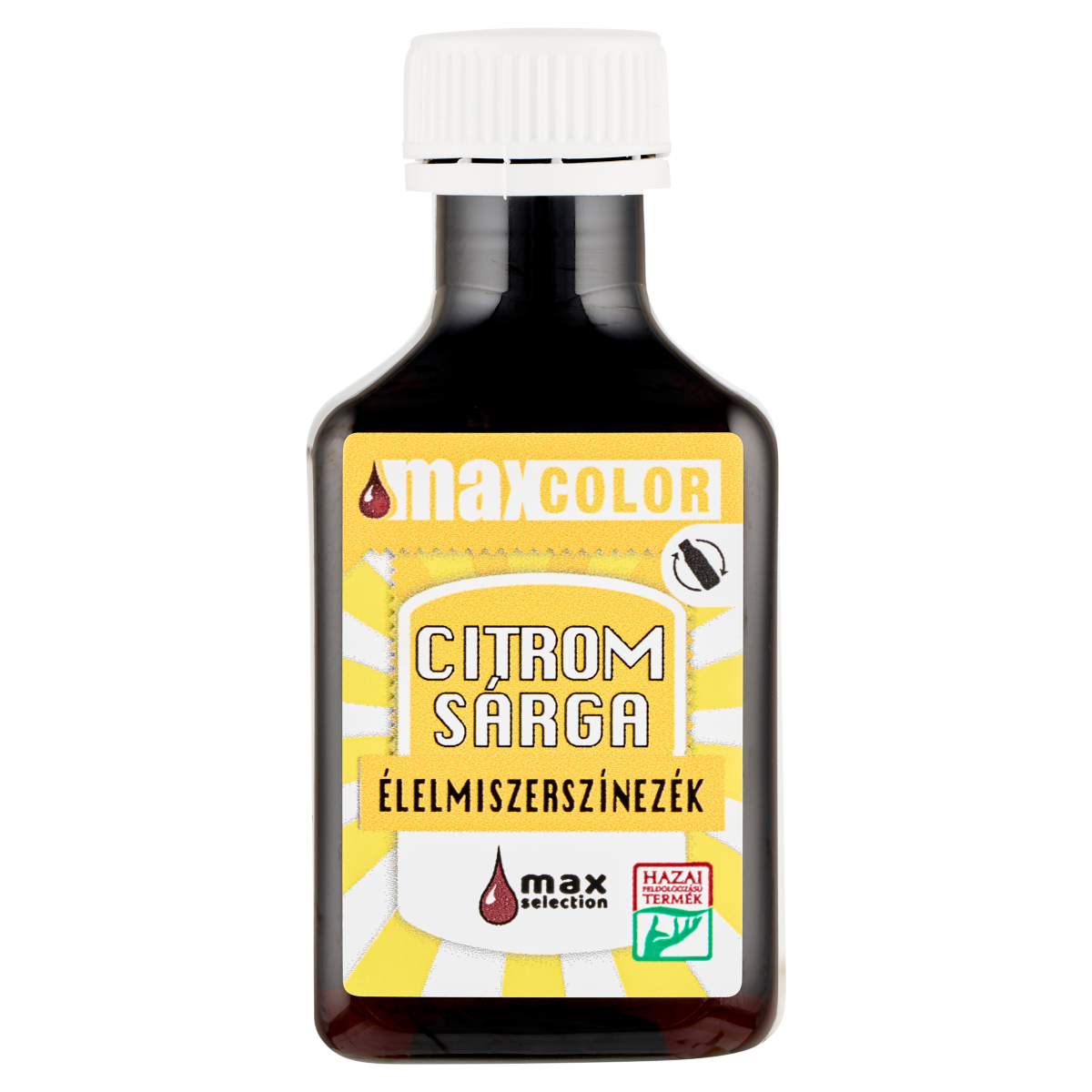MAX Color citromsárga élelmiszerszínezék 30 ml