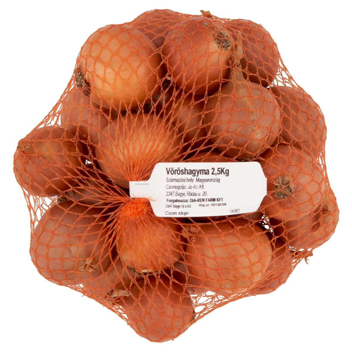 Vöröshagyma Zsákban 2,5 kg