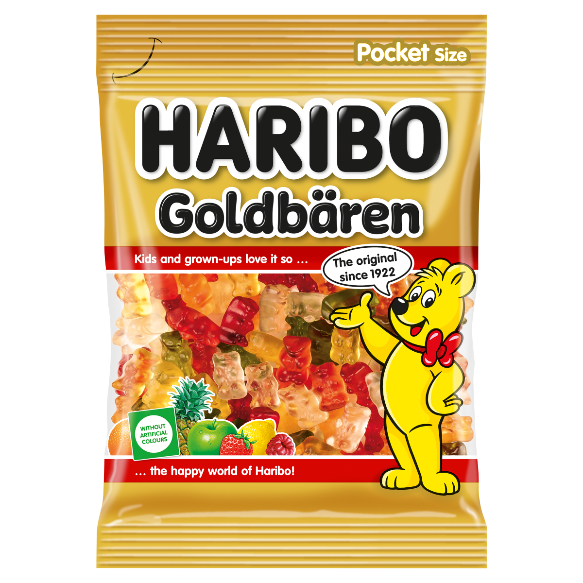 HARIBO Goldbären gyümölcsízű gumicukorka 100 g