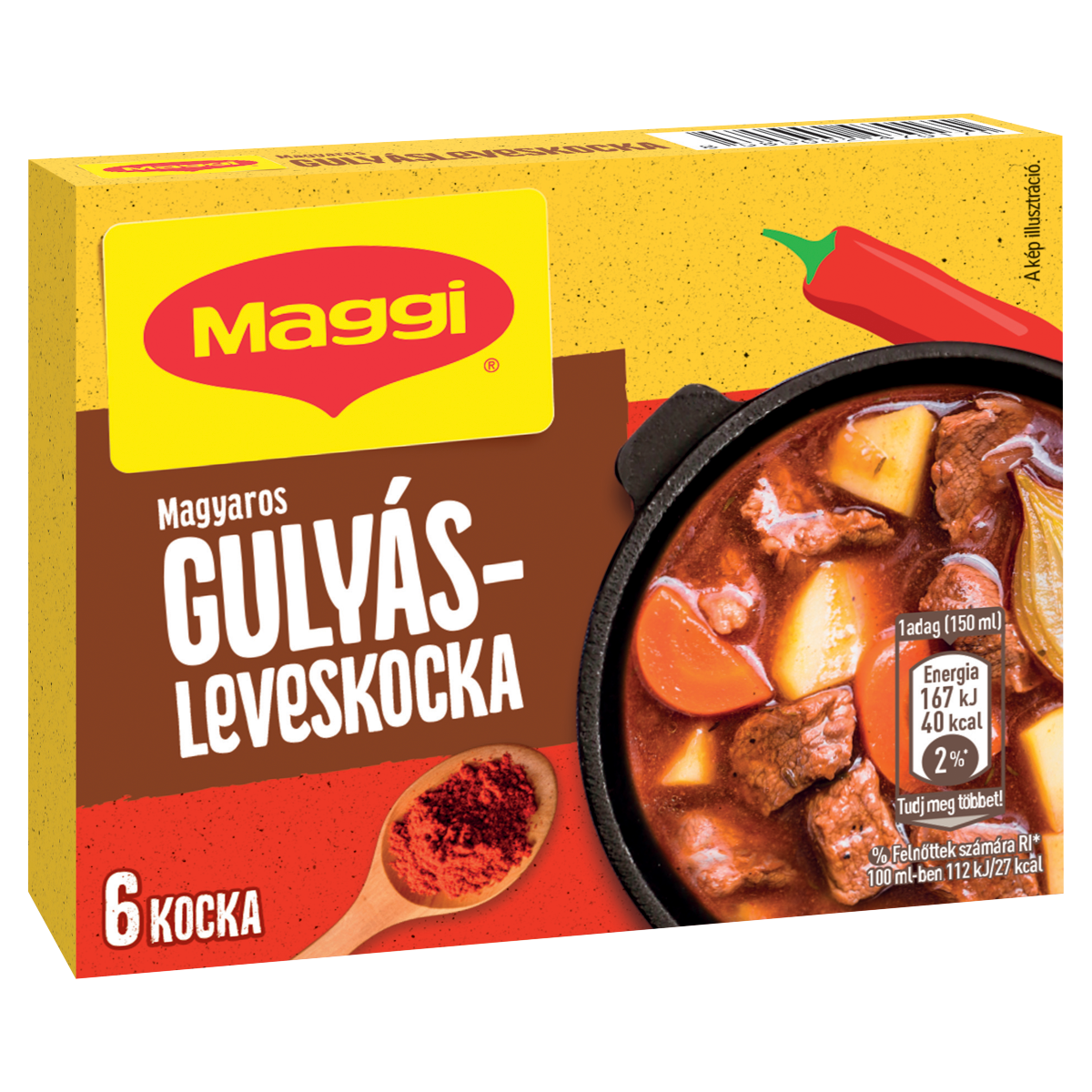 Maggi Magyaros gulyásleveskocka 60 g