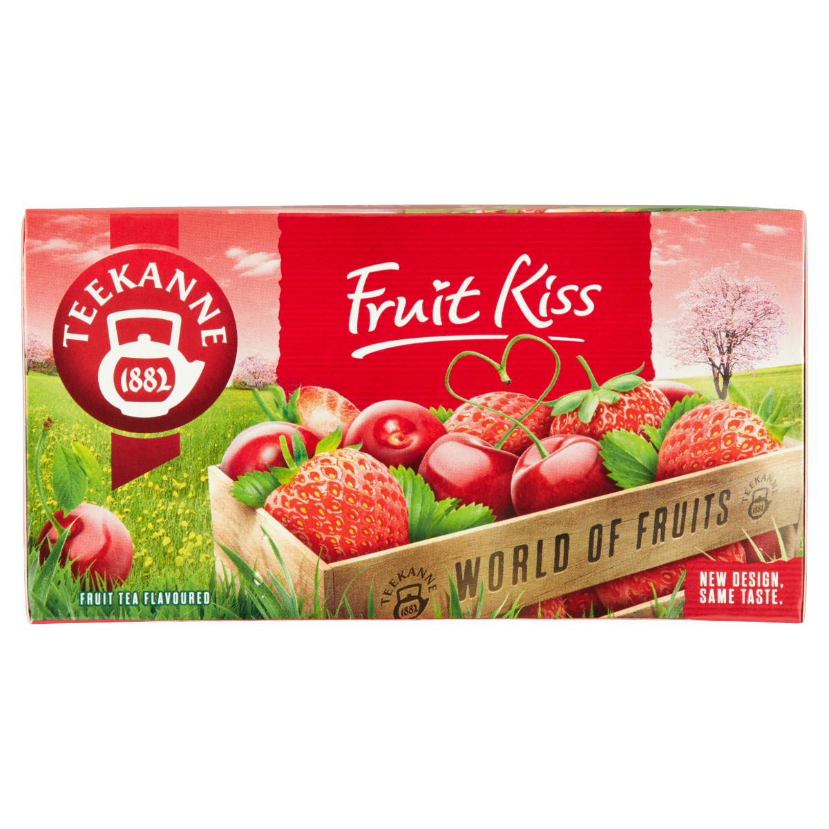 TEEKANNE World of Fruits cseresznye- és eperízesítésű gyümölcstea keverék 20 filter 50 g