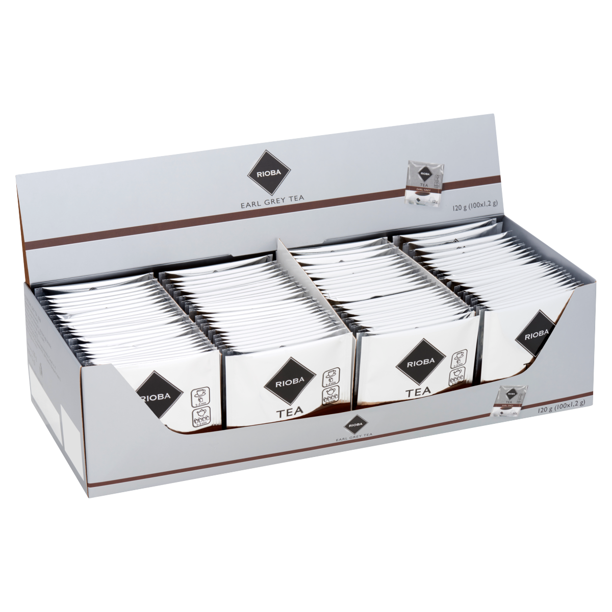 RIOBA Earl Grey Filteres Tea 100 x 1,2 g 120 g