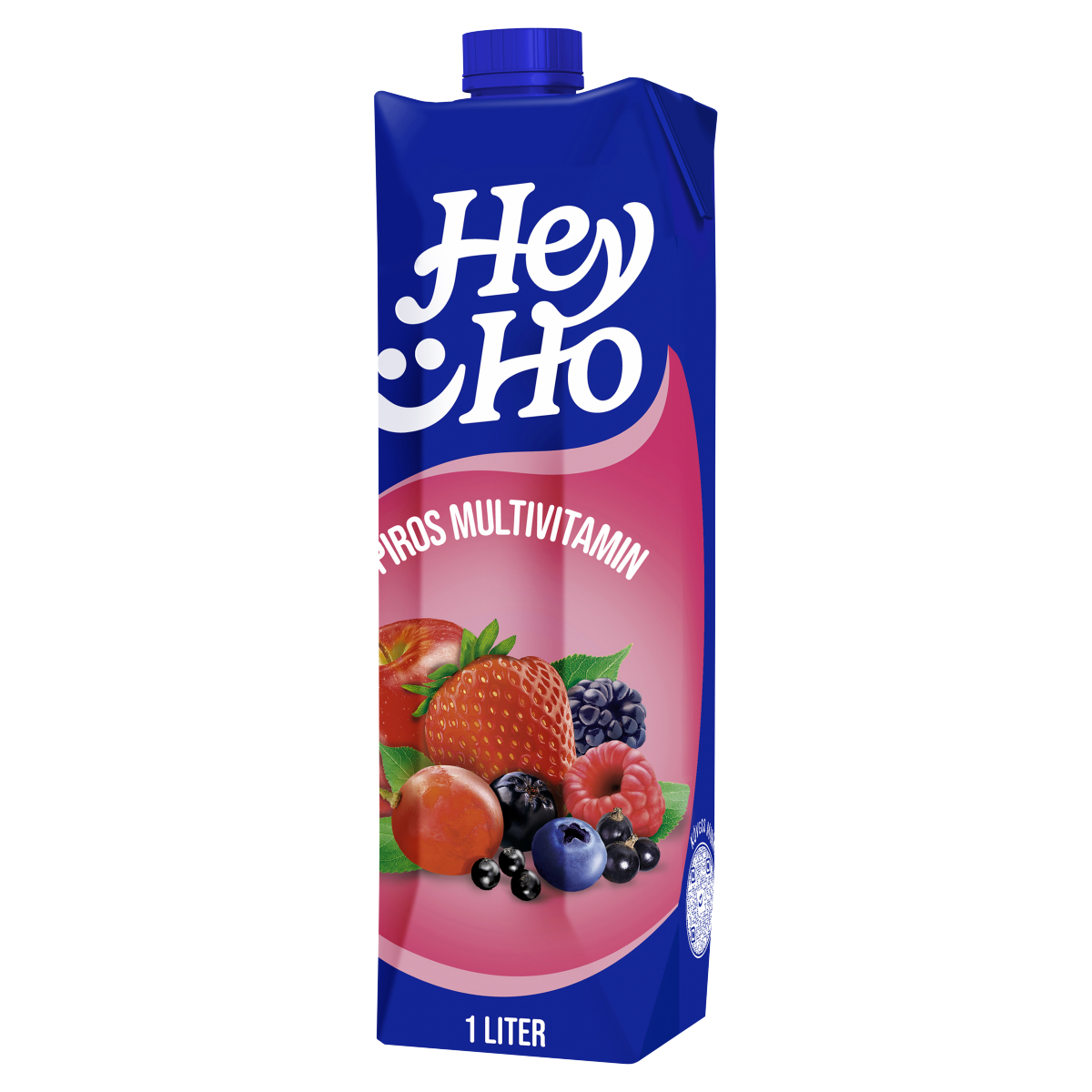 Hey-Ho Piros Multivitamin vegyes gyümölcsital cukorral, édesítőszerrel és 7 vitaminnal 1 l