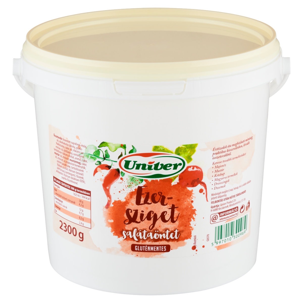 Univer Ezersziget Salátaöntet 2,3 kg