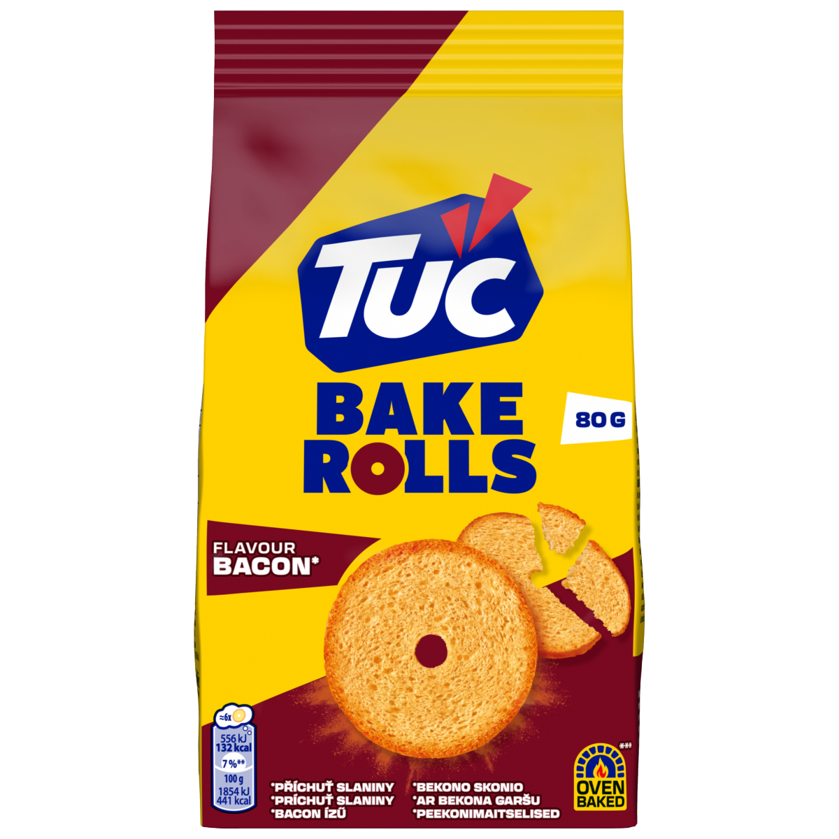 TUC bacon ízű kétszersült 80 g