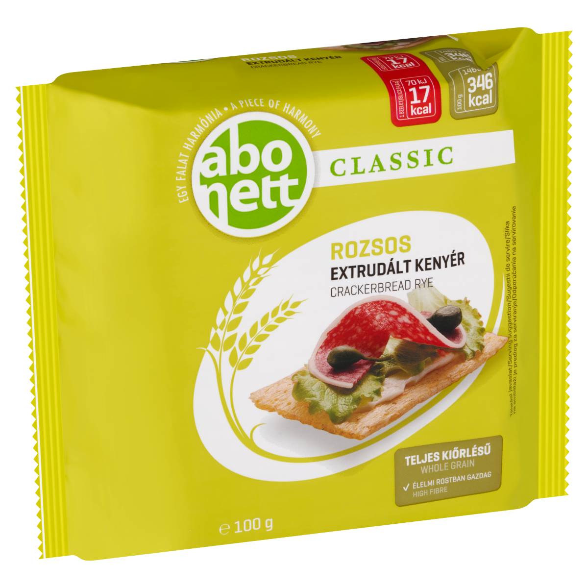 Abonett Classic Rozsos Extrudált Kenyér 100 g