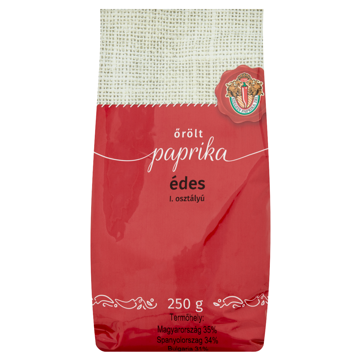 Szegedi Paprika I. osztályú édes őrölt paprika 250 g
