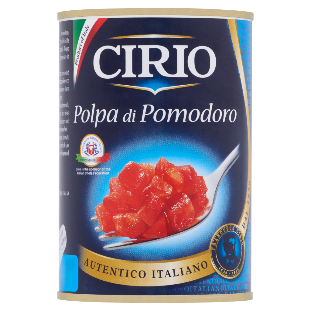 CIRIO aprított paradicsom paradicsomlében 400 g