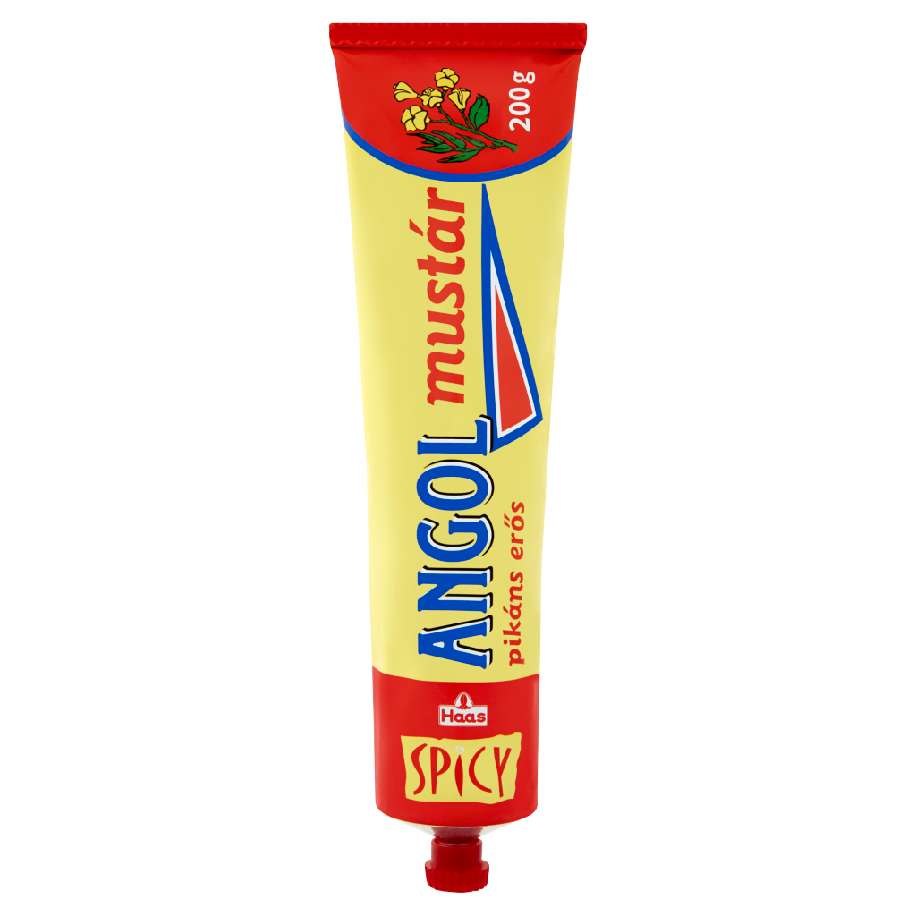 Haas Spicy angol pikáns erős mustár 200 g
