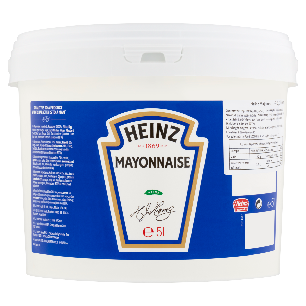 HEINZ Professional majonéz 4,7 kg